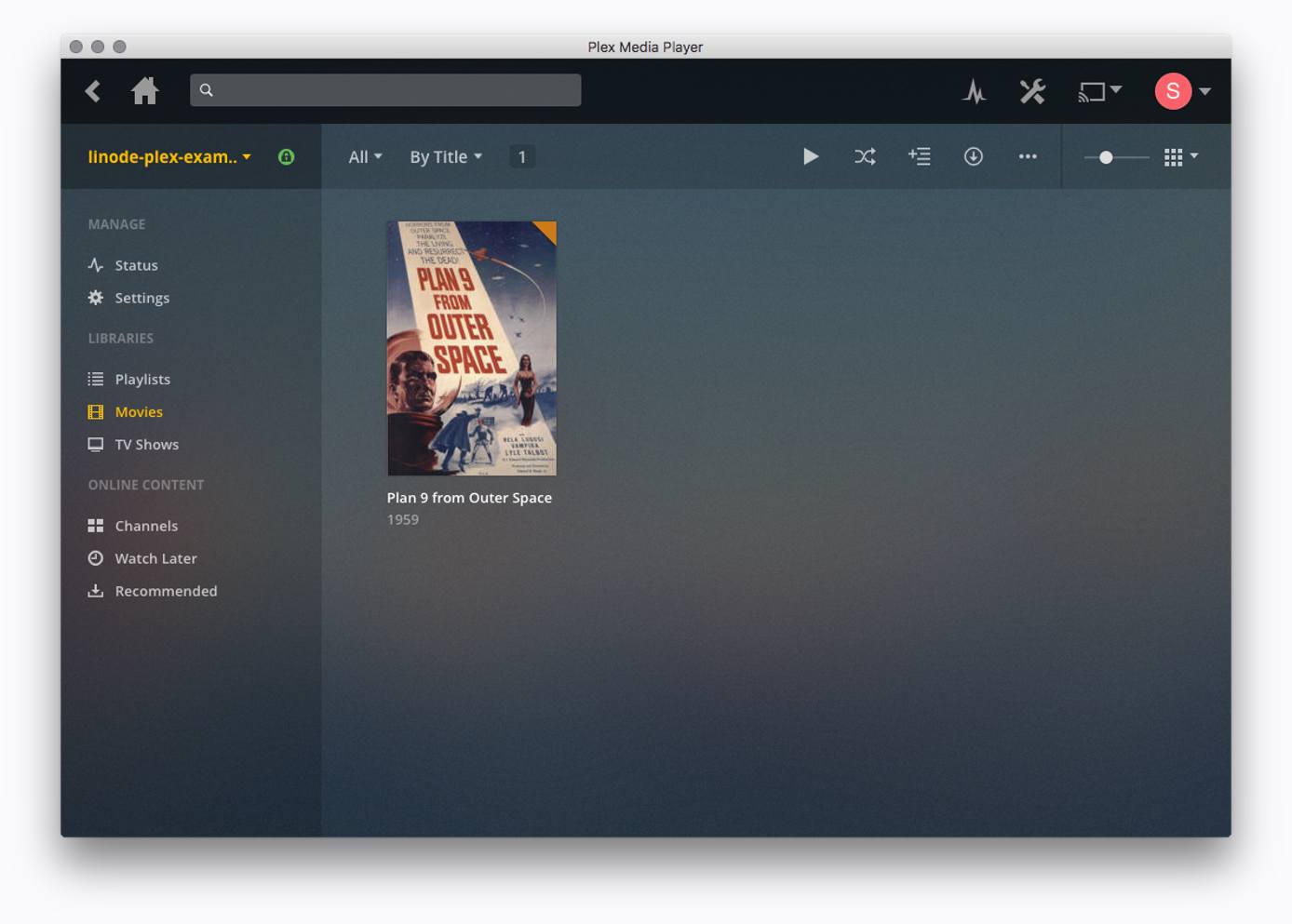 Plex media client